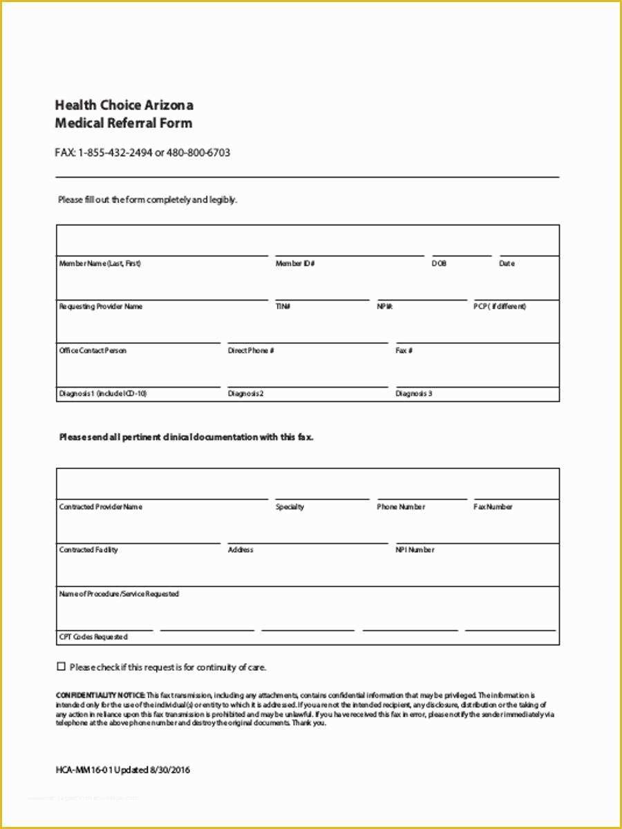 Free Referral form Template Of form Medical Referral form