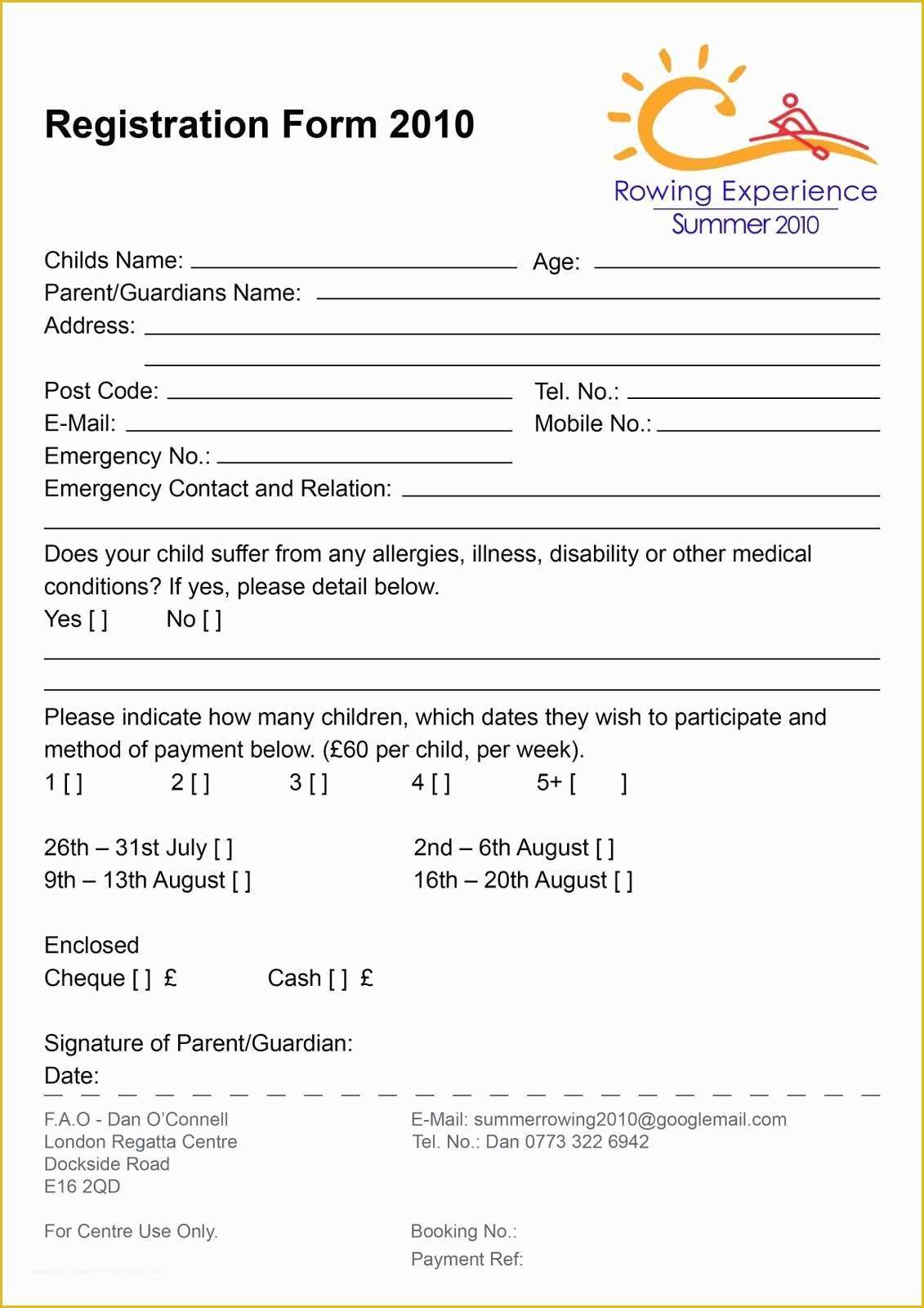 Free Registration form Template Of form Free Printable Talent Show Registration form Talent