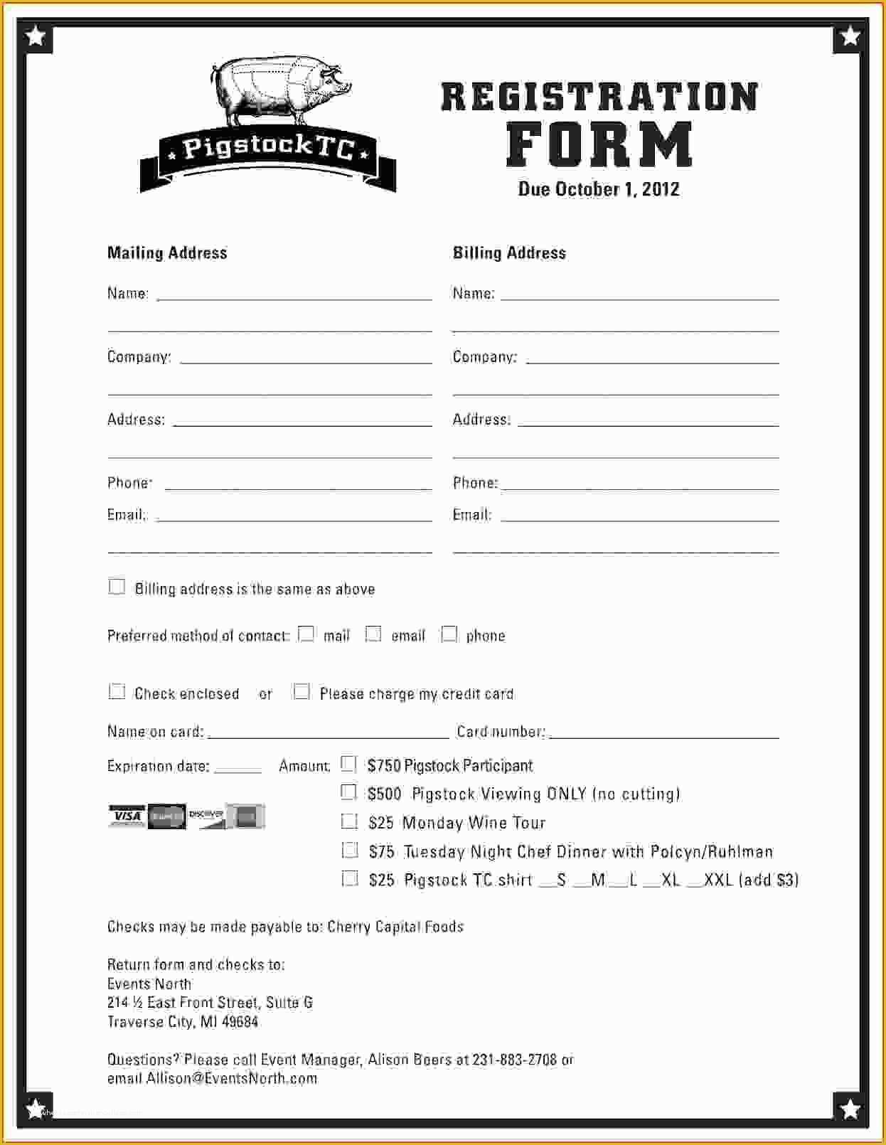 Free Registration form Template Of Image Result for Vendor Registration form Template