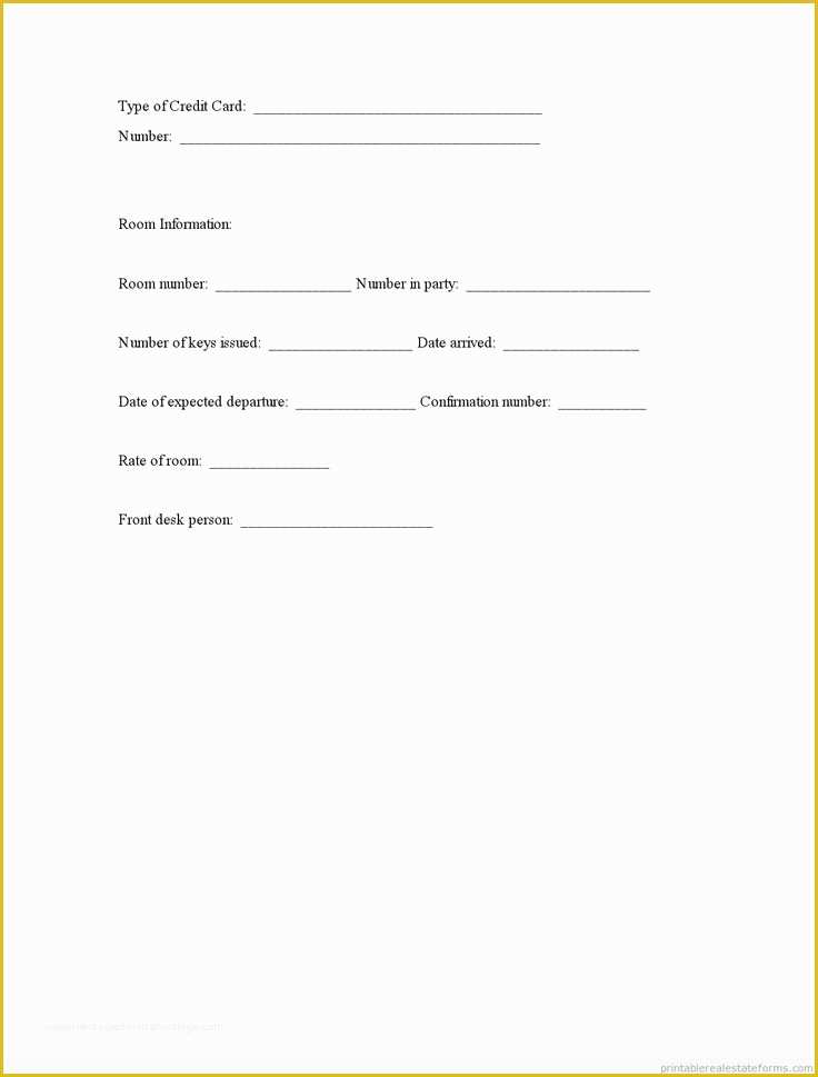 Free Registration Template Of Printable Guest Registration Template 2015