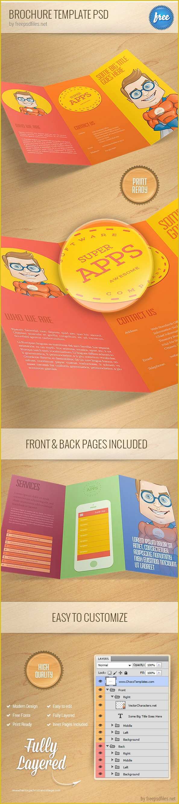 Free Reiki Brochure Template Of 25 Best Free Psd Brochure Templates