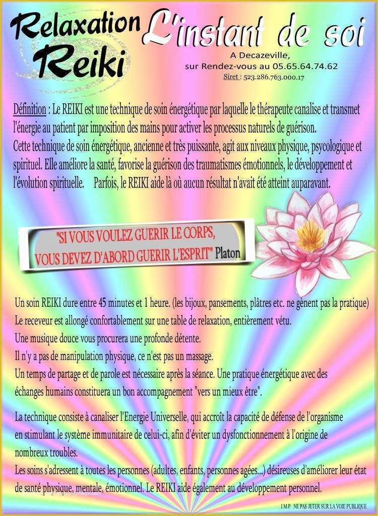 Free Printable Reiki Brochures