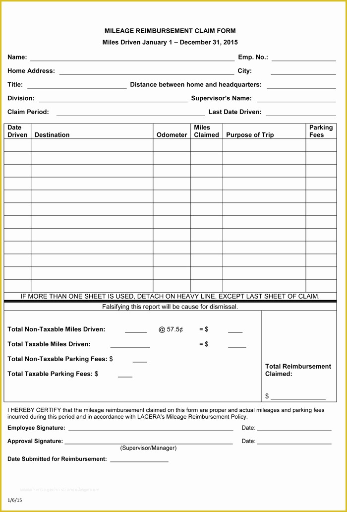 Free Reimbursement Request form Template Of 5 Mileage Reimbursement form Templates for Word and Excel