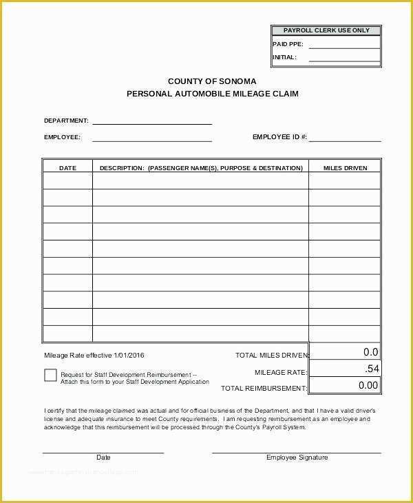 Free Reimbursement Request form Template Of Employee Expenses Claim form Template Reimbursement Free