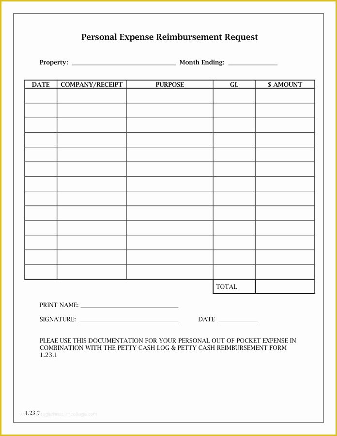 Free Reimbursement Request form Template Of Mileage Reimbursement form Template An Internet form