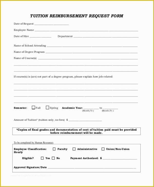 Free Reimbursement Request form Template Of Reimbursement form Sample Mileage Reimbursement form
