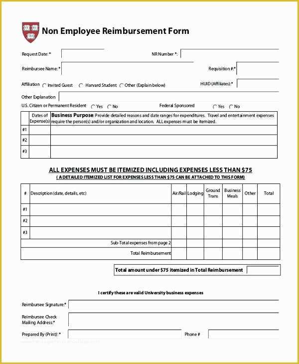 Free Reimbursement Request form Template Of Reimbursement form Templates Mileage Expense Template Fr