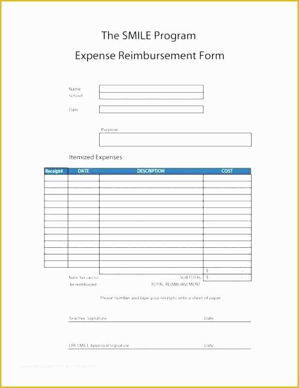 Free Reimbursement Request form Template Of Tuition Reimbursement form Template Reimbursement Claim