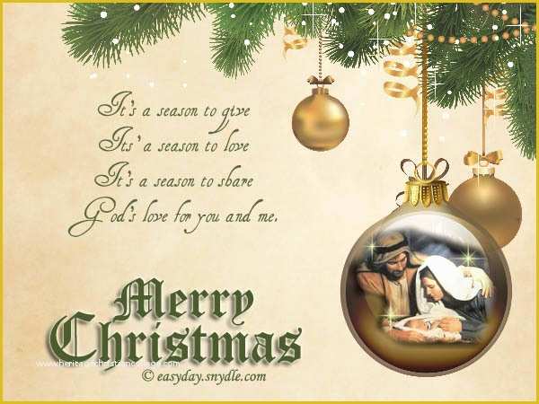 Free Religious Christmas Card Templates Of Free Merry Christmas Cards and Printable Christmas Cards