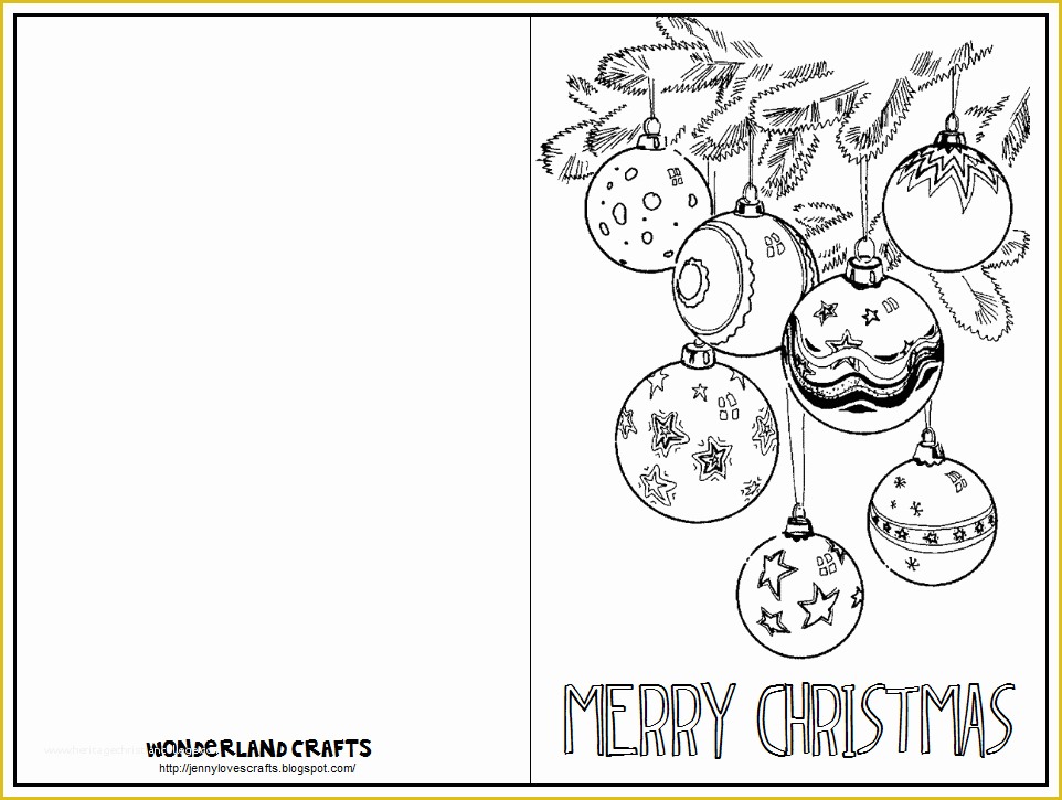Free Religious Christmas Card Templates Of Wonderland Crafts Template