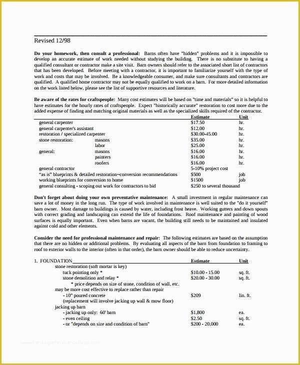 Free Remodeling Estimate Template Of Bathroom Remodel Estimate Template Free Cost Spreadsheet