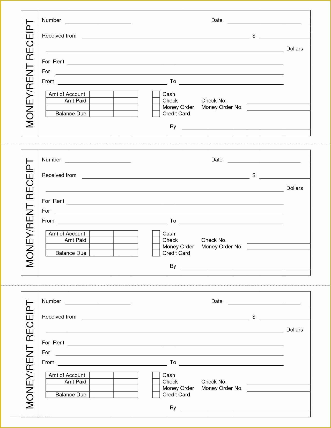 Free Rent Invoice Template Word Of 7 Rent Receipt Word