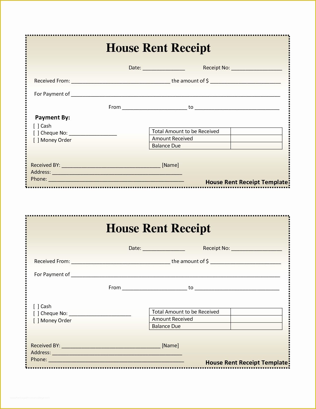 Free Rent Invoice Template Word Of Free House Rental Invoice