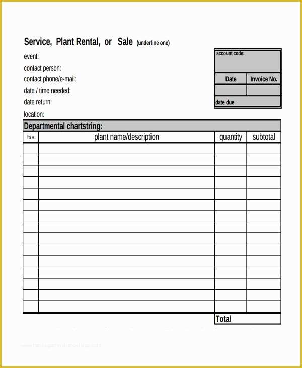 Free Rent Invoice Template Word Of Rental Invoice Template 17 Free Word Pdf Document