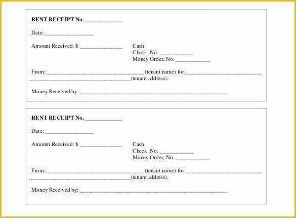 Free Rent Receipt Template Excel Of 35 Rental Receipt Templates Doc Pdf Excel