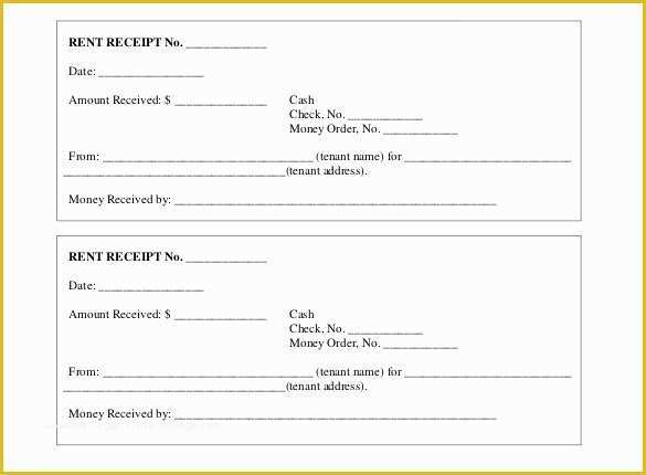 Free Rent Receipt Template Excel Of 35 Rental Receipt Templates Doc Pdf Excel