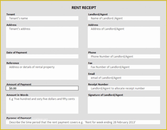 Free Rent Receipt Template Excel Of 50 Free Receipt Templates Cash Sales Donation Taxi