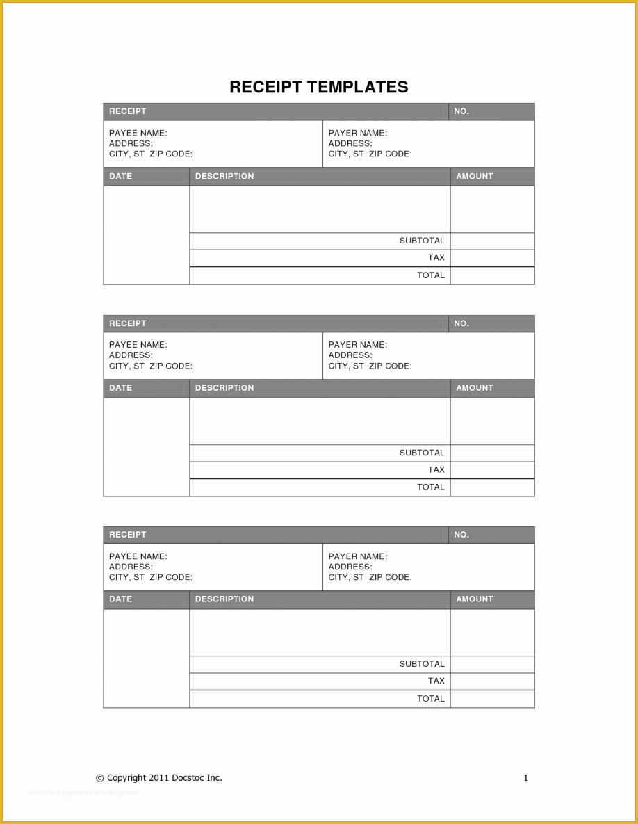 Free Rent Receipt Template Excel Of Blank Printable Invoice Templates Receipt Sample Rent