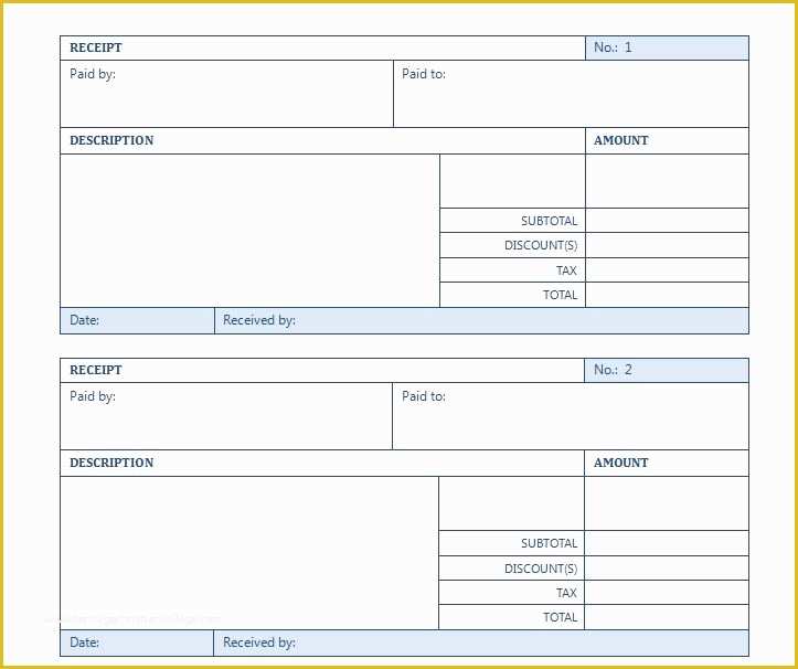 Free Rent Receipt Template Excel Of Rental Receipt Template