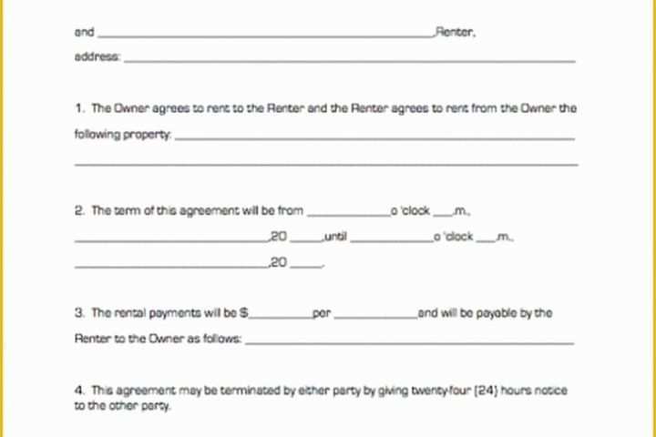 Free Rental Agreement Template Hawaii Of Free Hawaii Residential Lease Agreement Pdf