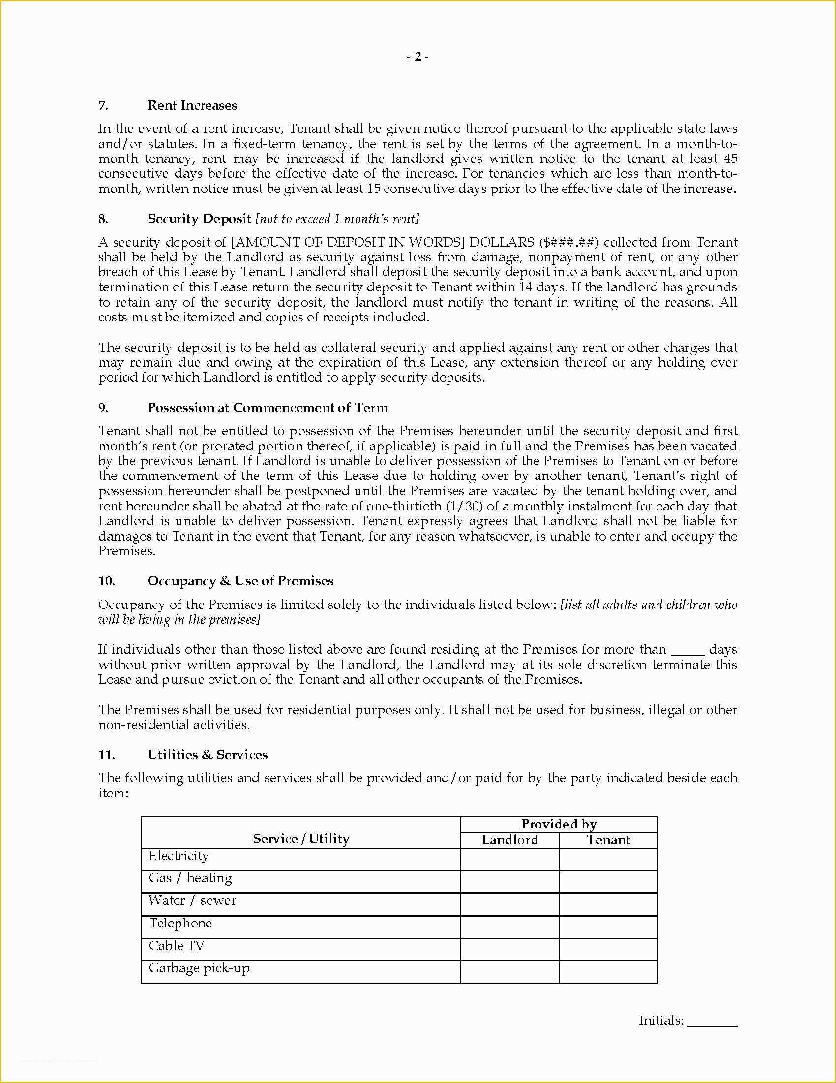 Free Rental Agreement Template Hawaii Of Hawaii Residential Lease Agreement form Hawaii Fixed Term