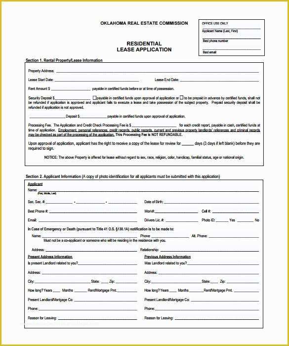 Free Rental Application form Template Of Rental Application – 18 Free Word Pdf Documents Download