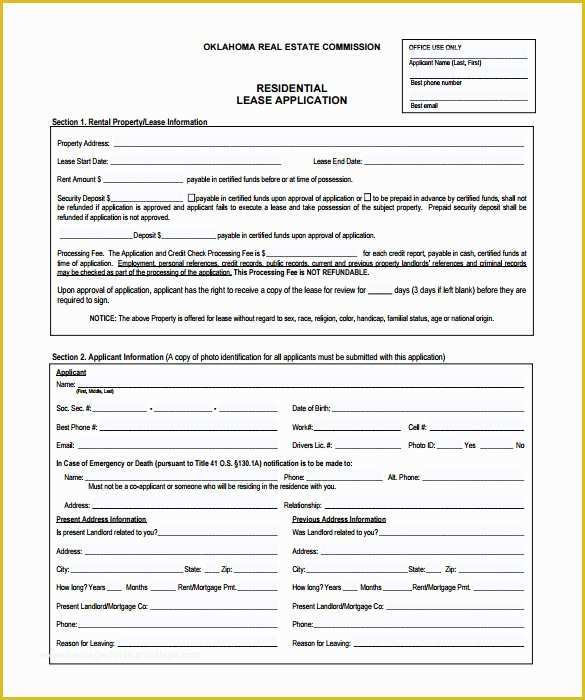 Free Rental Application form Template Of Rental Application – 18 Free Word Pdf Documents Download