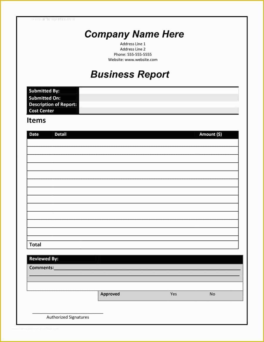 Free Report Templates Of 30 Business Report Templates & format Examples Template Lab