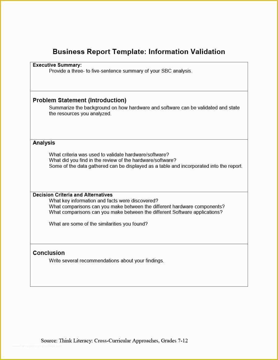 Free Report Templates Of 30 Business Report Templates & format Examples Template Lab