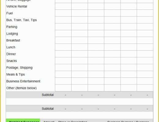 Free Report Templates Of Employee Expense Report Template 8 Free Excel Pdf