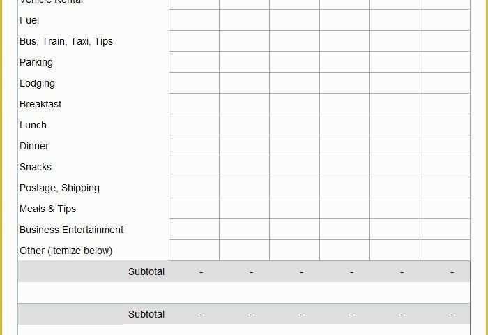 Free Report Templates Of Employee Expense Report Template 8 Free Excel Pdf