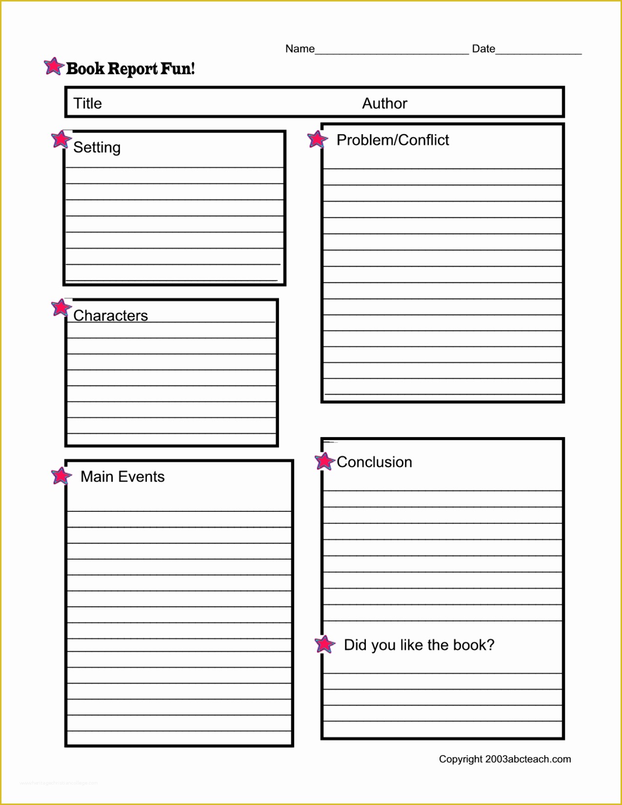 Free Report Templates Of Printable Book Report forms Portablegasgrillweber