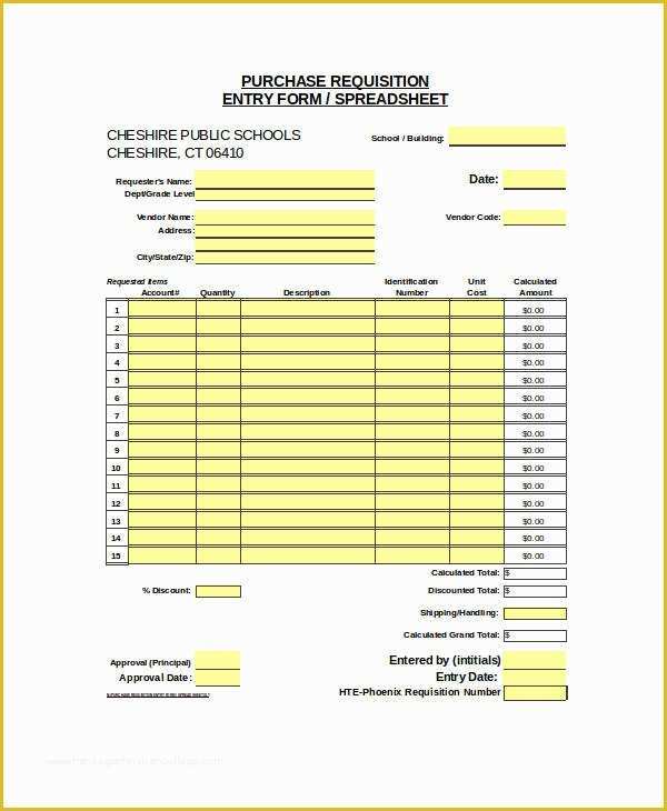 Free Requisition form Template Excel Of 22 Requisition forms In Excel