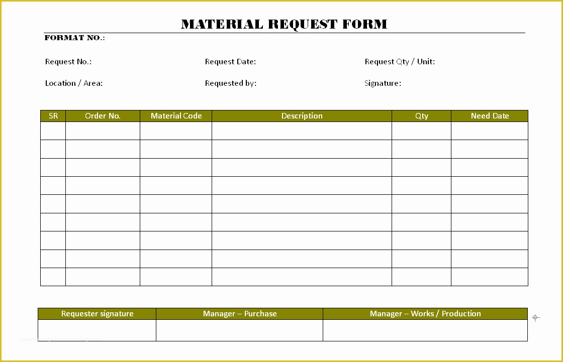 Request format. Material Requisition form. Материал реквест. Formal request. Order request.