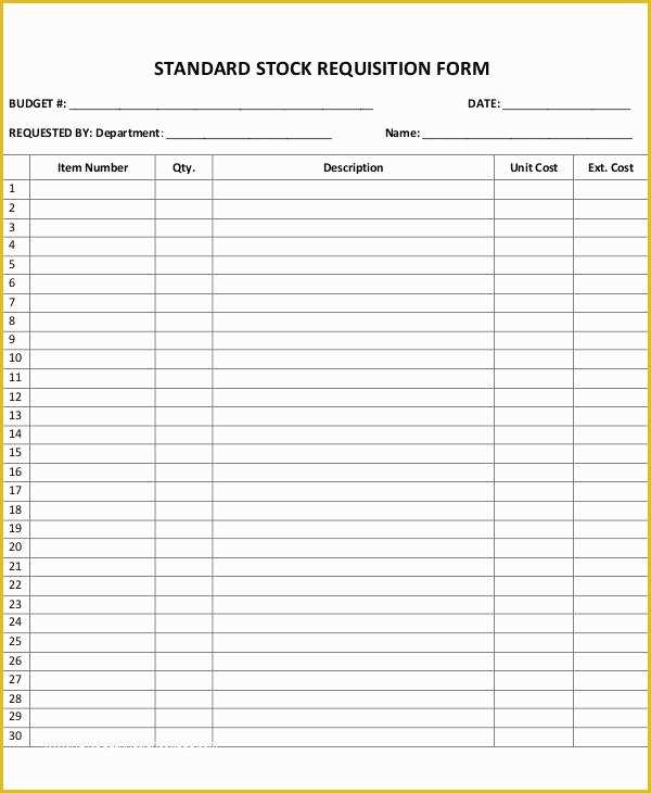 Free Requisition form Template Excel Of Requisition form Example – Kukkoblock Templates