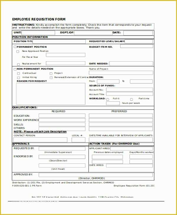 Free Requisition form Template Excel Of Requisition forms In Excel