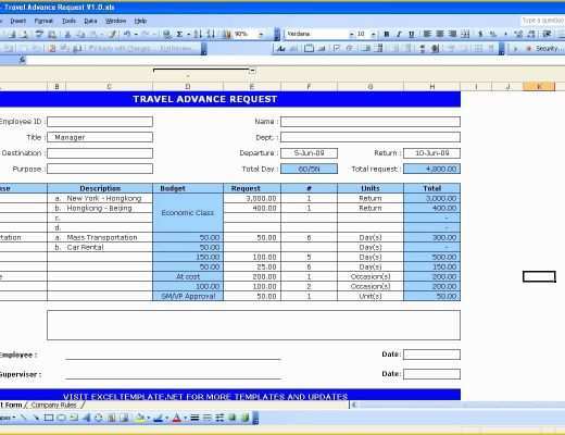 Free Requisition form Template Excel Of Travel Request form