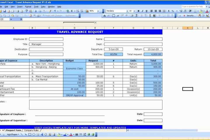Free Requisition form Template Excel Of Travel Request form