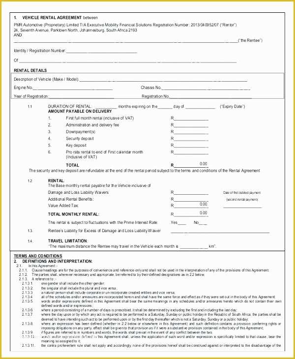 Free Residential Lease Agreement Template Ohio Of Free Restaurant Lease Agreement Template Sample form