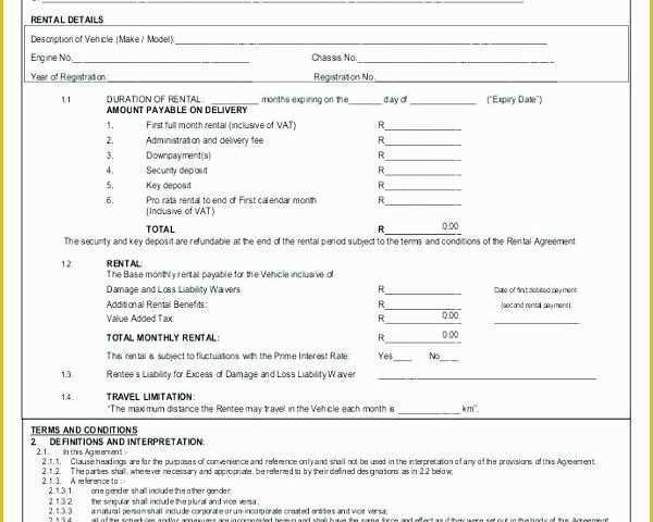 Free Residential Lease Agreement Template Ohio Of Free Restaurant Lease Agreement Template Sample form