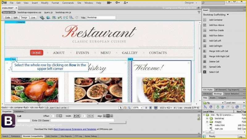 Free Responsive Dreamweaver Templates Of Dreamweaver Responsive Template Tutorial Templates