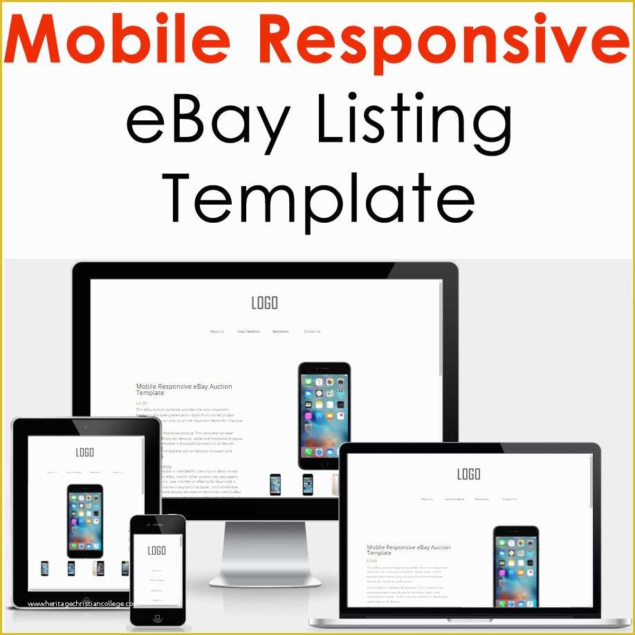 Free Responsive Ebay Template Of Mobile Responsive Ebay Listing Template Auction Gallery