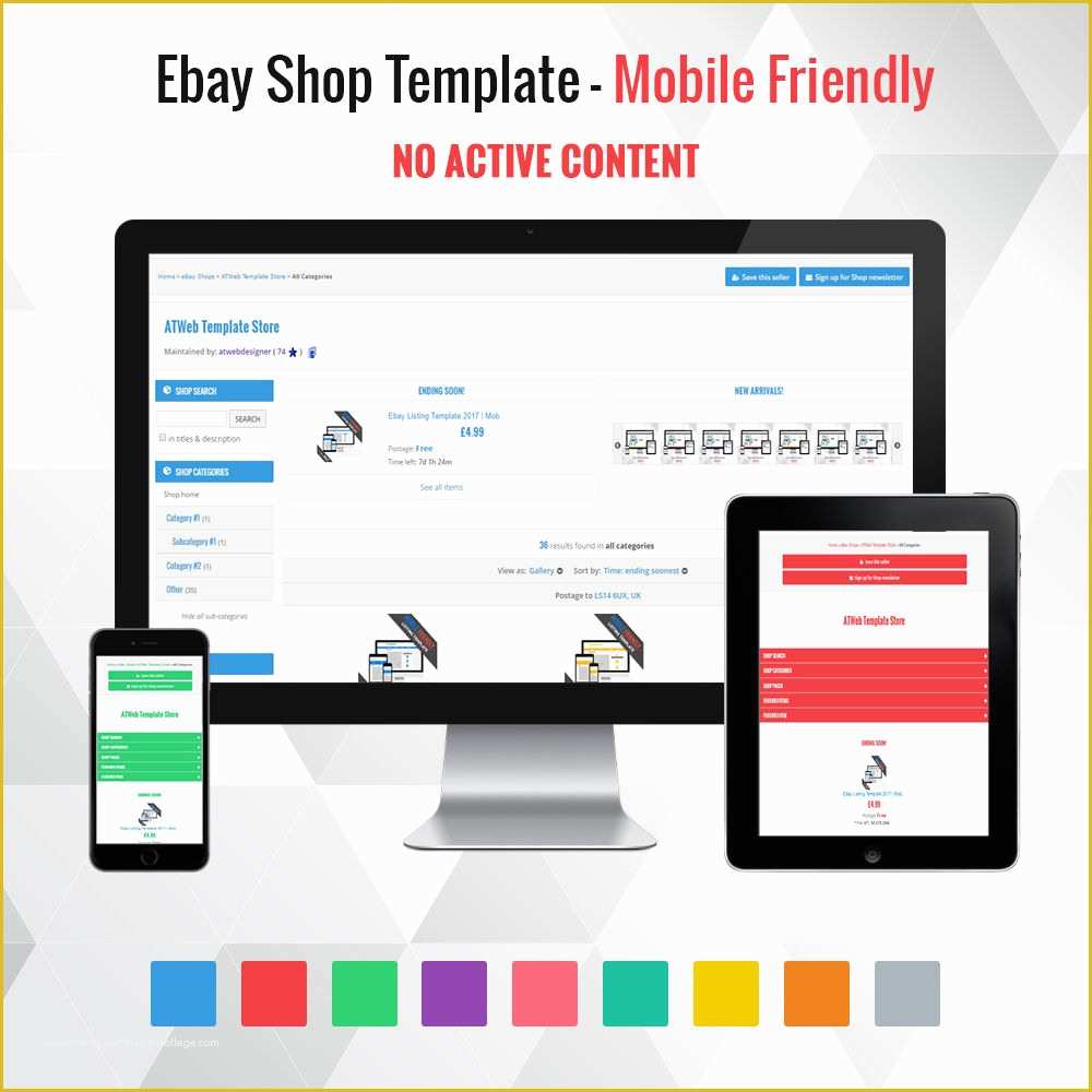 Free Responsive Ebay Template Of Professional Ebay Shop Template Store Design theme