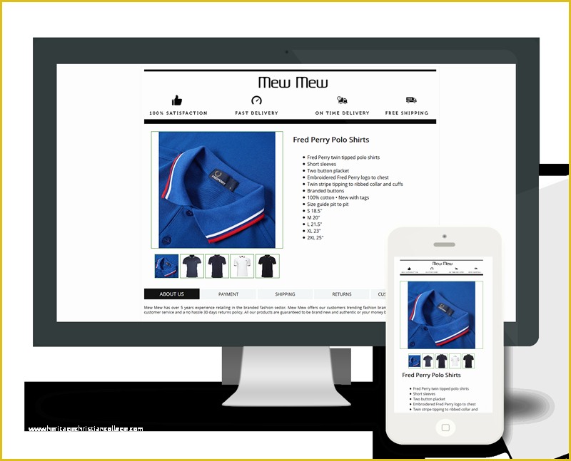 Free Responsive Ebay Template Of Shop Blueprint – Responsive Ebay HTML Listing Template