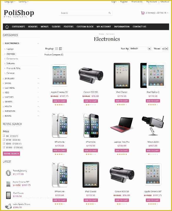Free Responsive Ecommerce Website Templates Wordpress Of 22 Best Mobile Store Mobile Templates &amp; themes