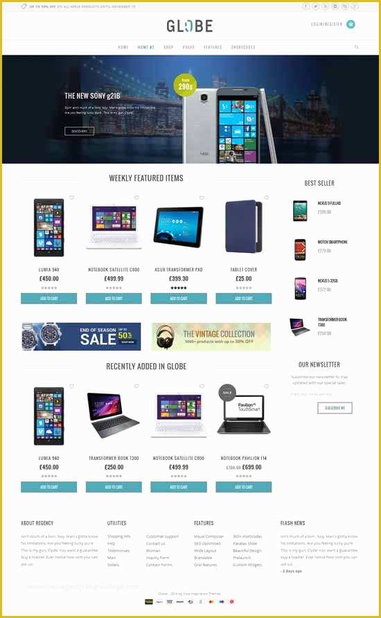 Free Responsive Ecommerce Website Templates Wordpress Of 47 Best Free E Merce Wordpress themes 2018 Freshdesignweb