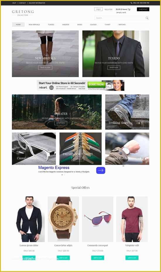 Free Responsive Ecommerce Website Templates Wordpress Of 50 Best E Merce Website Templates Free & Premium