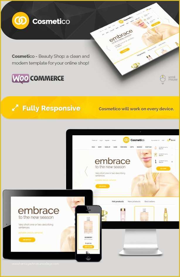 Free Responsive Ecommerce Website Templates Wordpress Of Cosmetico V1 9 3 – Responsive E Merce Wordpress theme