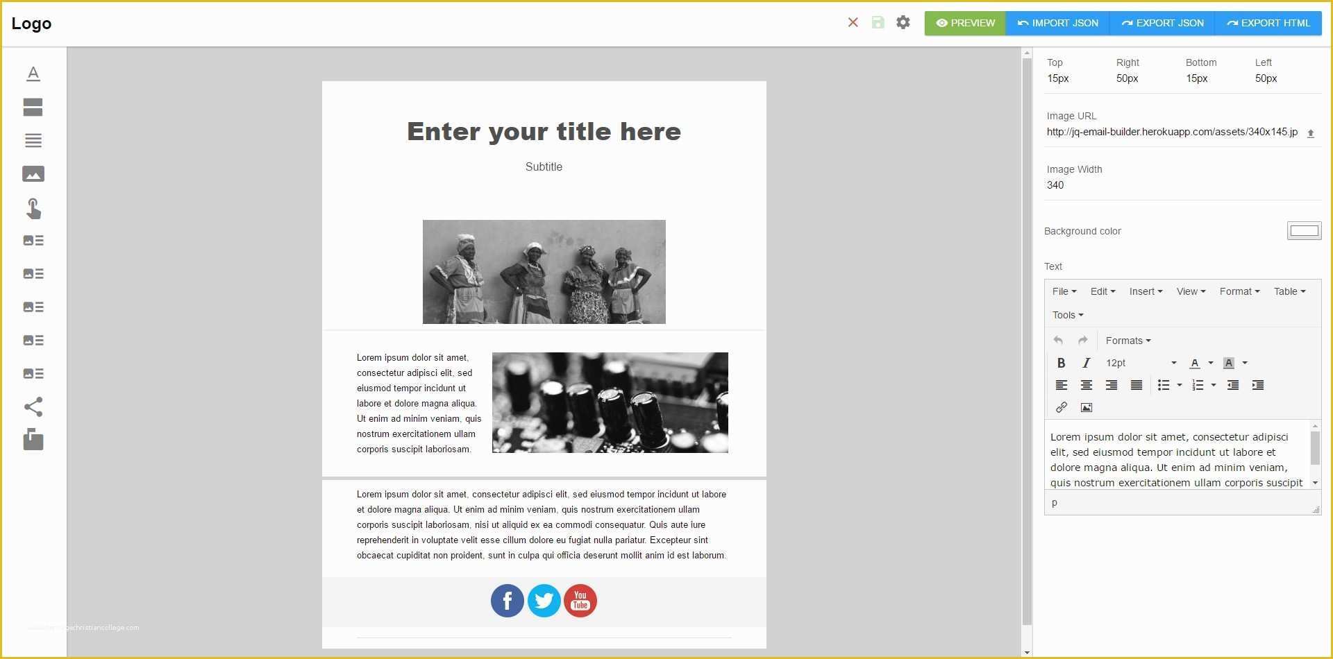 Free Responsive Email Template Generator Of Outlook Responsive Email