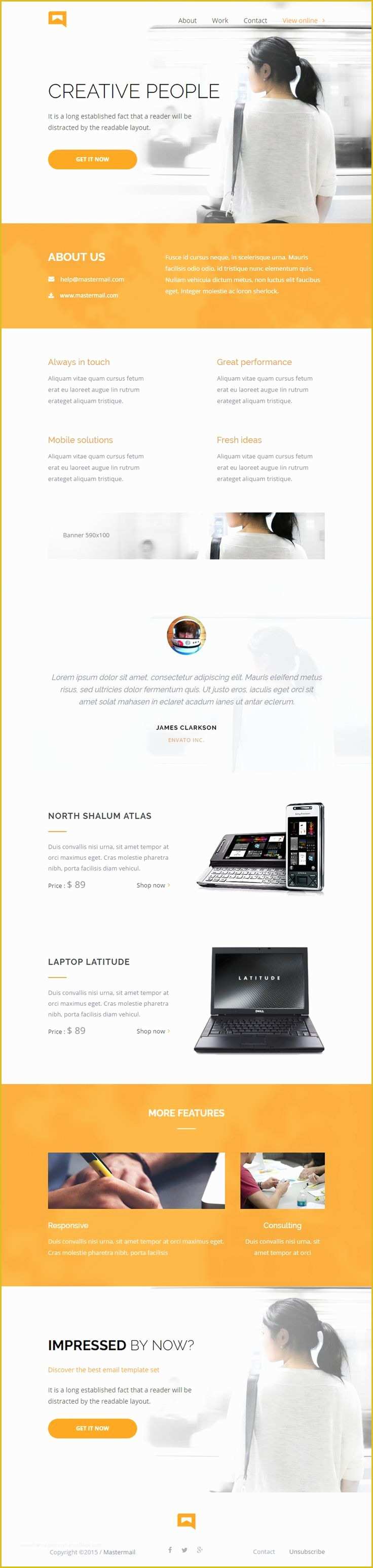 Free Responsive Email Template Mailchimp Of 1000 Ideas About Email Templates On Pinterest